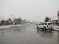 Snow In Houston - December 2009
